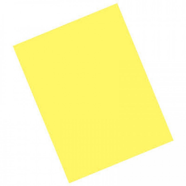 FIS Bristol Board 180gsm A4 - Yellow (pkt/100s)